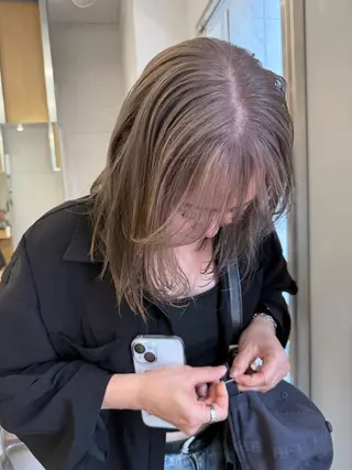 セミロング GOAT_茅ヶ崎 キシ サクラのヘアスタイル