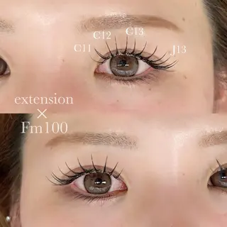 マツエク・マツパ -07- eyelash&eyebrow神戸元町店所属・-07- Himariのマツエク・マツパデザイン