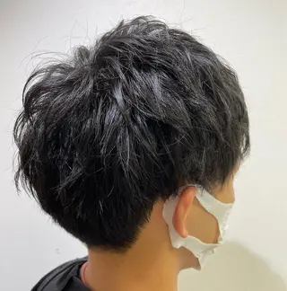 ショート パーマ メンズ 【メンズ特化】 池田大成✂︎のヘアスタイル