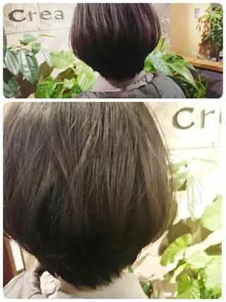 ショート Crea所属・清水 旭美のヘアスタイル