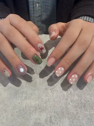 ネイル 豊島 波奈のネイルデザイン