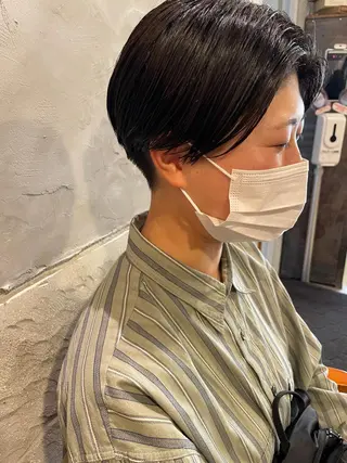 ショート さの あやねのヘアスタイル