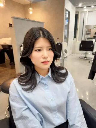 ミディアム MAHO/透明感カラ ー/髪質改善🍒のヘアスタイル