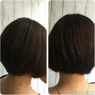 ショート 下妻 カラーエクステ難波のヘアスタイル