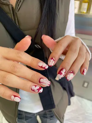 ネイル クルミ/ 💕ワンホンネイルのネイルデザイン