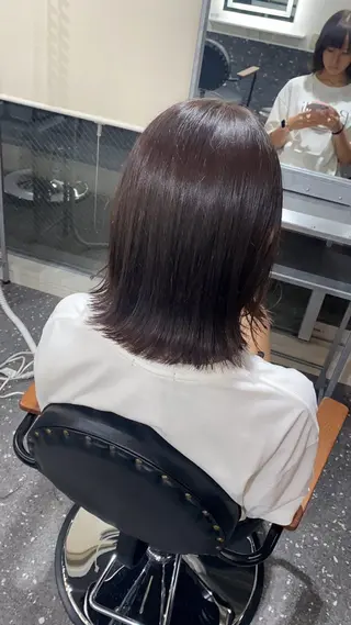 ミディアム カラー パーマ/ダブルカラー ブリーチ⭐️海斗のヘアスタイル