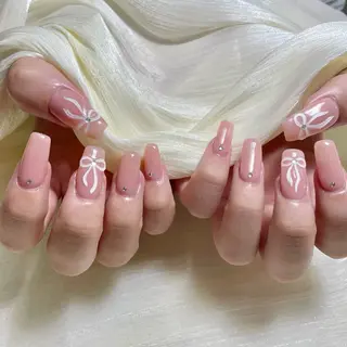 ネイル By moonネイル 🌷ワンホン/韓国風のネイルデザイン