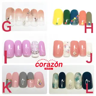 ネイル corazon所属・ネイリスト aicoのネイルデザイン