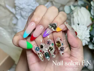 ネイル E.N🦋 長さ出し/持ち込みのネイルデザイン