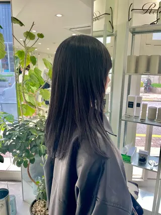 セミロング カラー グレージュ/ベージュ /経堂/sana🌱のヘアスタイル