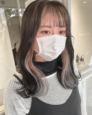 ミディアム カラー 髪質改善will hairdesignのヘアスタイル