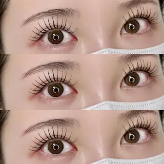 マツエク・マツパ MAUMU eyelash&eyebrow salon所属・𝙈𝙖𝙠𝙤 ꨄ 束感まつ毛 ꨄ北堀江のマツエク・マツパデザイン