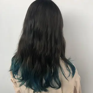 ロング カラー MIYU💋💖 〈XENA渋谷本店〉のヘアスタイル