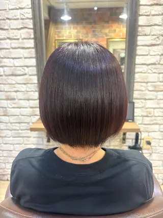 ショート カラー 髪質改善/縮毛矯正 💜COCORO💜のヘアスタイル