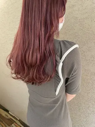 セミロング カラー ミディアム特化 /透明感カラーmoeのヘアスタイル