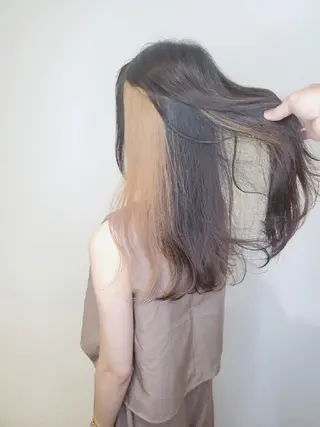 ロング カラー レイヤーカット/ ウルフカット/大橋 のヘアスタイル