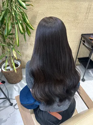 ロング カラー 髪質改善AUSTIN登戸所属・ICHIKA/暖色 カラー / Wカラーのヘアスタイル