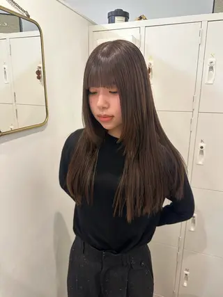 ロング カラー 梅田/柔らかカラー/ オオハシ リナコのヘアスタイル