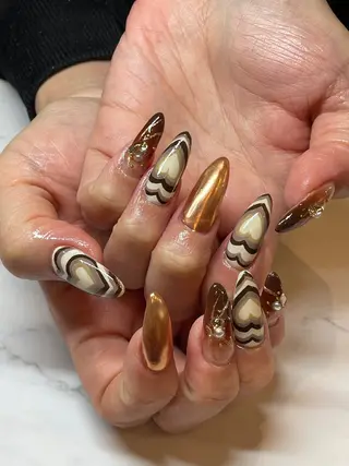 ロング 久保 麗美のネイルデザイン