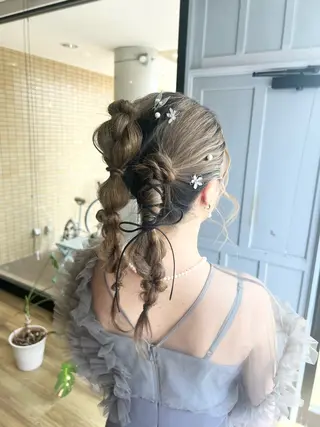 ロング 堀 望美のヘアスタイル