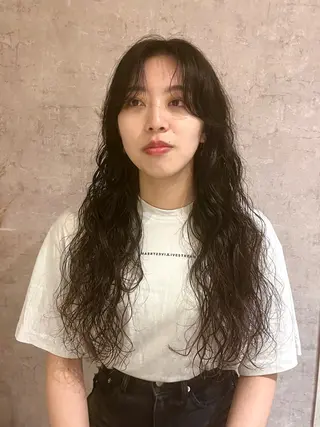 ロング パーマ FIX hair所属・ボブパーマ/ ウルフパーマ原科🪴のヘアスタイル