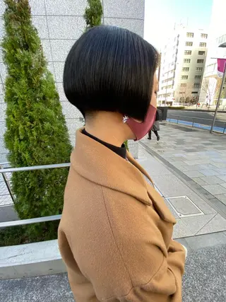 ショート ショート、ボブ専門 オサナイのヘアスタイル