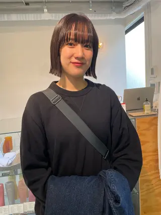 ミディアム カラー sakura🌸 レイヤー/韓国ヘアのヘアスタイル