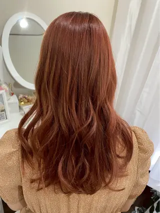 ロング カラー 山本 優音のヘアスタイル