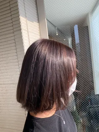 ミディアム カラー CIEN white所属・パーマモデル募集中 渥美翔人のヘアスタイル