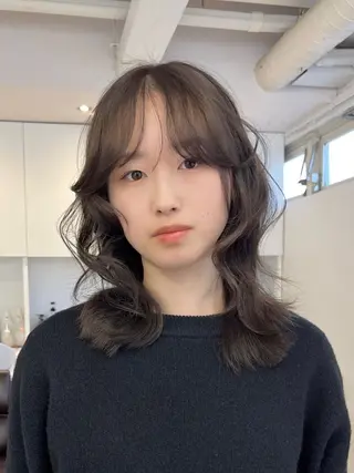 ミディアム カラー 🌿似合わせ透明感 カラー松本朋幸🌿のヘアスタイル