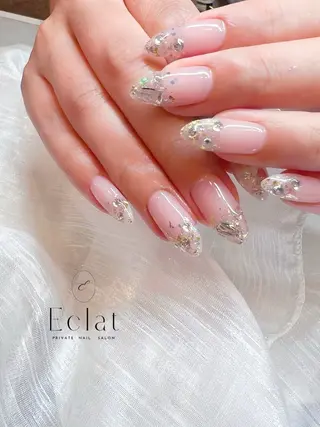 ロング eclat.nail エクラネイルのネイルデザイン