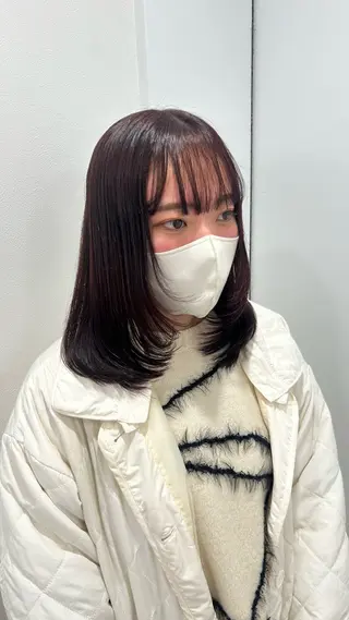 ロング カラー パーマ ヘアアレンジ メンズ キッズ 🩶盛れ✖️韓国ヘア 🩶Himari🎀のヘアスタイル