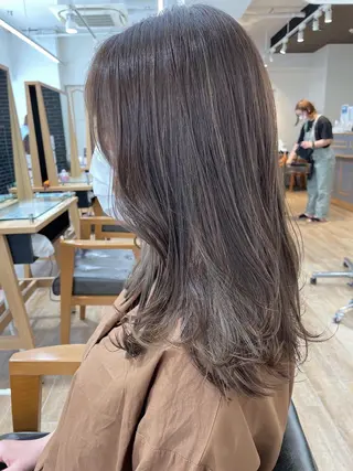 ミディアム カラー 🤎ベージュカラー 🐶メンズパーマのヘアスタイル