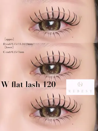 マツエク・マツパ ＲＥＢＥＳＴ 心斎橋店のマツエク・マツパデザイン