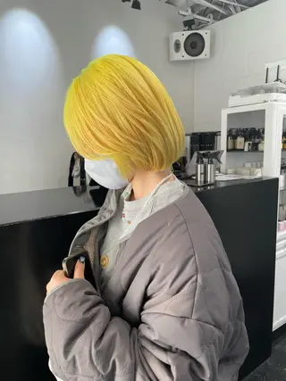 ミディアム カラー パーマ ヘアアレンジ メンズ キッズ ネイル マツエク・マツパ 艶ハイトーン/ヘア アレンジAYAKAのヘアスタイル