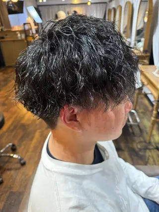 パーマ メンズ 松永 かずきのヘアスタイル