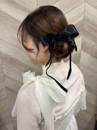 ロング ヘアアレンジ SHANTi 飯塚 ヘアセット/髪質改善のヘアスタイル