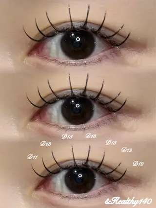 マツエク・マツパ 🩰yuri🩰 似合わせ/束感のマツエク・マツパデザイン