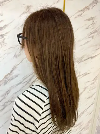 ロング 西野 蓮のヘアスタイル