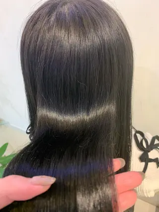 カラー ブリーチしない暖色 カラー🥀杉 優菜のヘアスタイル