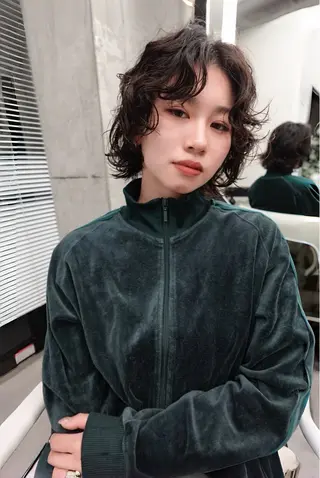 ミディアム Celan所属・ボブパーマ無料 /yuukiのヘアスタイル