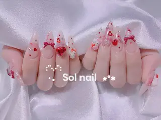 ネイル パラジェル＆フィルイン取り扱いサロンSol Nail所属・Sol Nail ミネのネイルデザイン