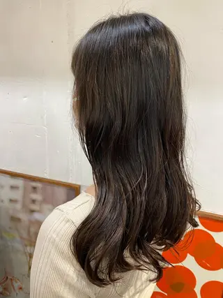 セミロング パーマ ink Runaのヘアスタイル