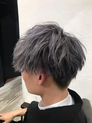 カラー メンズ 水原 恵莉香のヘアスタイル