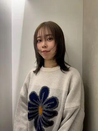 セミロング カラー HARE &nail ☪️remiのヘアスタイル