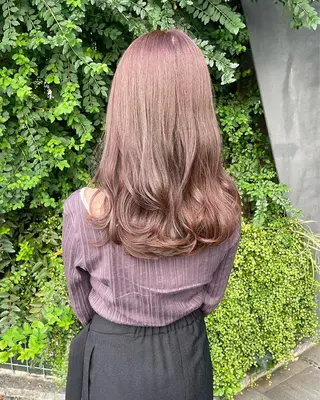 ロング カラー パーソナルカラー໒꒱ 顔タイプ/石塚わかなのヘアスタイル