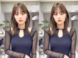 ロング vain　渋谷【ヴェイン シブヤ】所属・中明度🫧 Rioのヘアスタイル