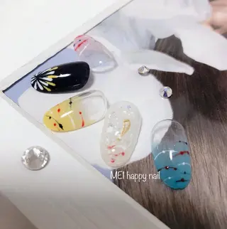 ネイル 北浦和 自爪育成ケアのネイルデザイン