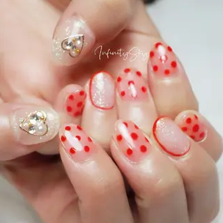 ネイル infinity skyのネイルデザイン