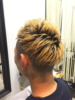 ショート カラー メンズ 阿久津 泰幸のヘアスタイル